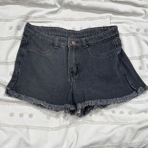 Women's Black Denim Shorts Size Small